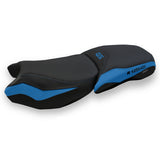 BMW R1250GS Adventure 2019-2024 Seat Cover Tappezzeria Italia TPZ in Black and Blue