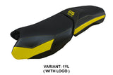 Funda de asiento para BMW R1250GS Adventure 2019-2024 Tappezzeria Italia TPZ en amarillo y negro