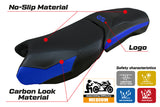Funda de asiento para BMW R1250GS Adventure 2019-2024 Tappezzeria Italia TPZ en azul y negro