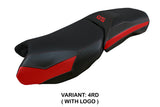 Funda de asiento para BMW R1250GS Adventure 2019-2024 Tappezzeria Italia TPZ en rojo y negro