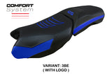 BMW R1250GS Adventure 2019-2024 Seat Cover Tappezzeria Italia TPZ Comfort in Blue and Black