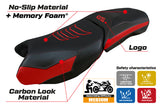 BMW R1250GS Adventure 2019-2024 Seat Cover Tappezzeria Italia TPZ Comfort in Red and Black