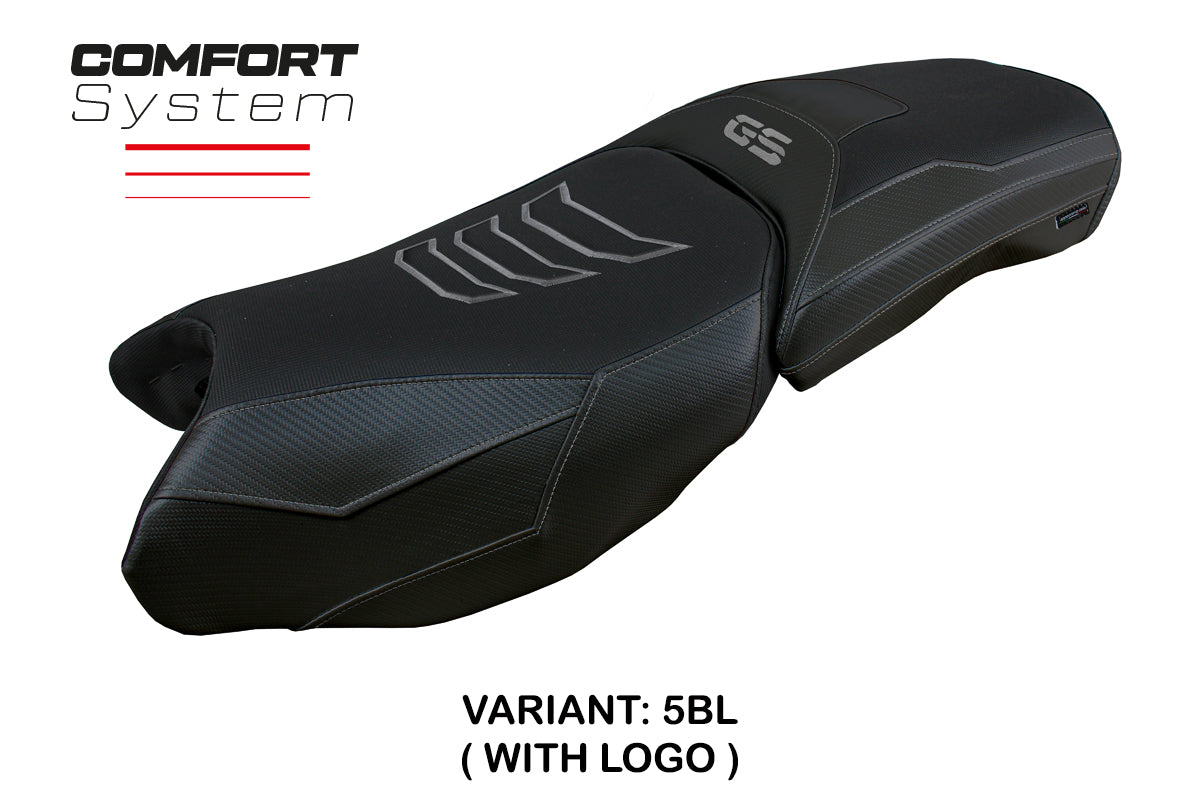 BMW R1250GS Adventure 2019-2024 Seat Cover Tappezzeria Italia TPZ Comfort in Black Carbon