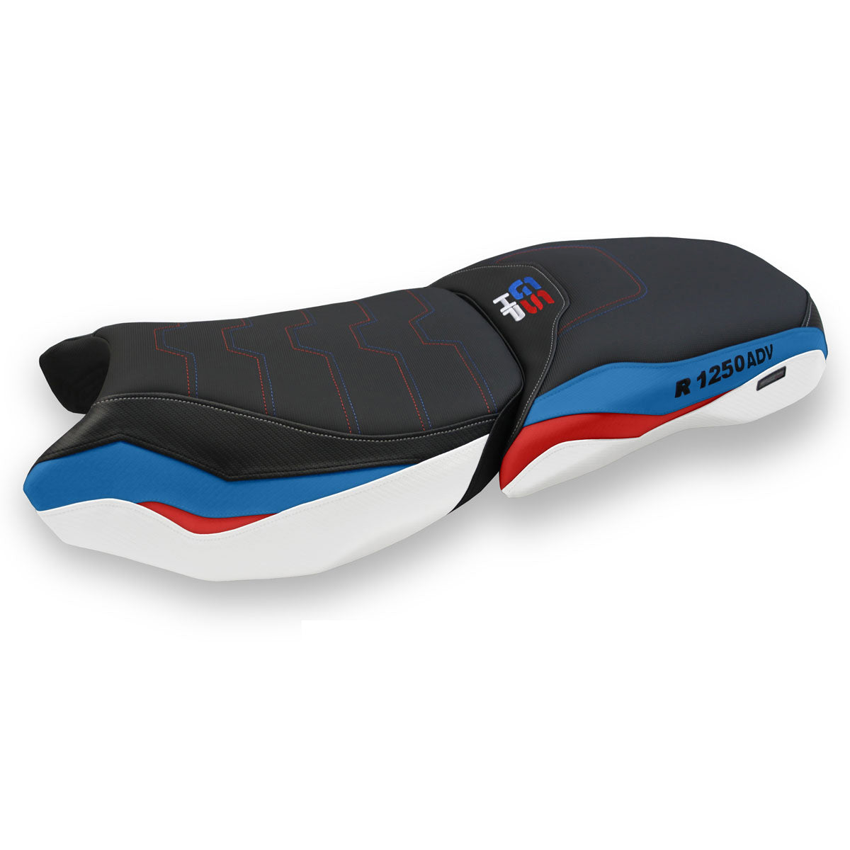 Funda de asiento BMW R1250GS Adventure 2019-2024 Tappezzeria Italia TPZ Comfort en blanco HP SE