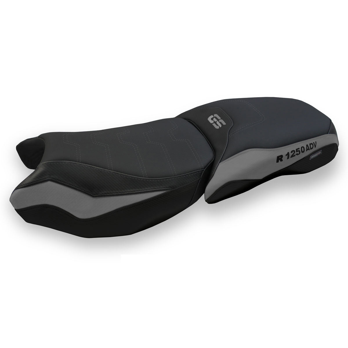 BMW R1250GS Adventure 2019-2024 Seat Cover Tappezzeria Italia TPZ Comfort in Grey and Black