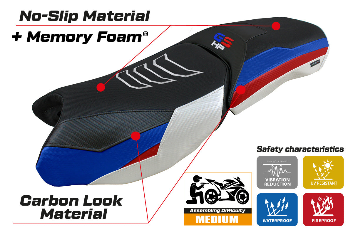 BMW R1250GS Adventure 2019-2024 Seat Cover Tappezzeria Italia TPZ Comfort in SE HP