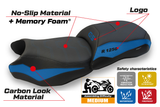 BMW R1250GS 2019-2023 Seat Cover Tappezzeria Italia TPZ Comfort in Blue and Black