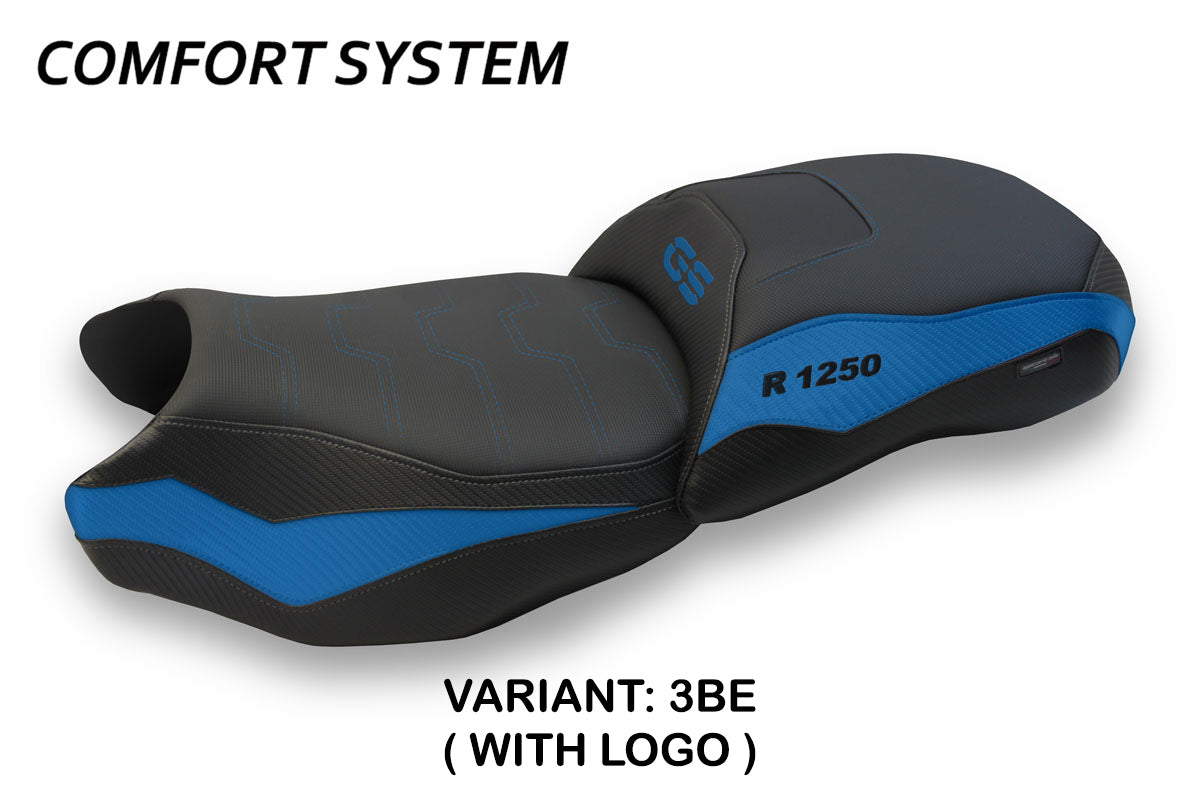 BMW R1250GS 2019-2023 Seat Cover Tappezzeria Italia TPZ Comfort in Blue and Black
