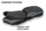 BMW R1250GS 2019-2023 Seat Cover Tappezzeria Italia TPZ Comfort in Grey and Black
