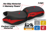 BMW R1250GS 2019-2023 Seat Cover Tappezzeria Italia TPZ Comfort in Red and Black