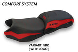BMW R1250GS 2019-2023 Seat Cover Tappezzeria Italia TPZ Comfort in Red and Black