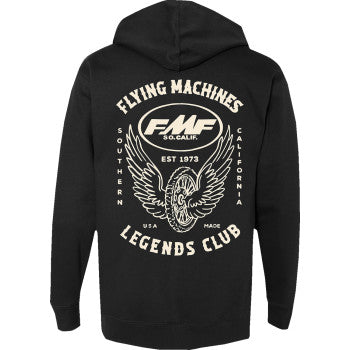 Sudadera con capucha FMF Loyalty - Negra - Mediana FA24121901BLKMD 
