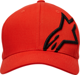 Gorra ALPINESTARS Corp Shift 2 - Rojo cálido/Negro - Talla pequeña/mediana 1032810083107SM