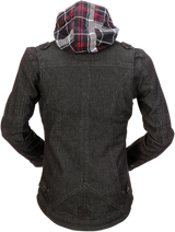 Camisa vaquera Timberella para mujer Z1R - Negro/Blanco - Talla 2XL 2840-0101 
