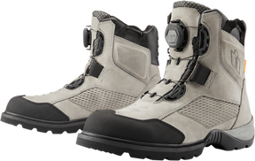 ICON Stormhawk Boots - Gray - Size 8 3403-1174