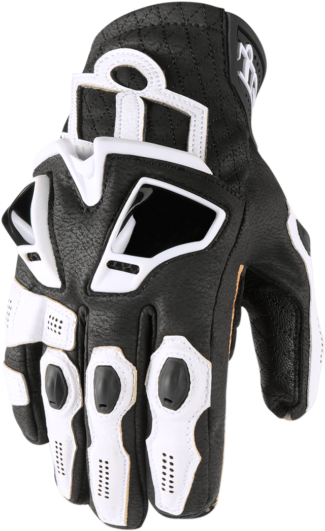 ICON Hypersport™ Short Gloves - White - XL 3301-3554