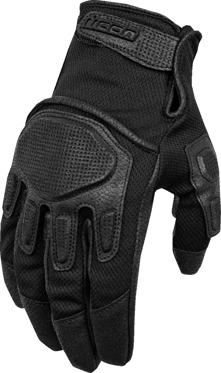 Guantes ICON Punchup CE™ - Negros - Pequeños 3301-4588