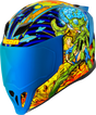 ICON Airflite™ Motorcycle Helmet - Bugoid Blitz - Blue - Large 0101-15549