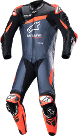 Mono de cuero ALPINESTARS GP Plus v4 - Negro/Rojo Fluo/Azul - Talla 48 de EE. UU. / 58 de UE 31505231358
