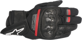 Guantes ALPINESTARS Rage Drystar® - Negro/Rojo - 3XL 3526817-13-3X