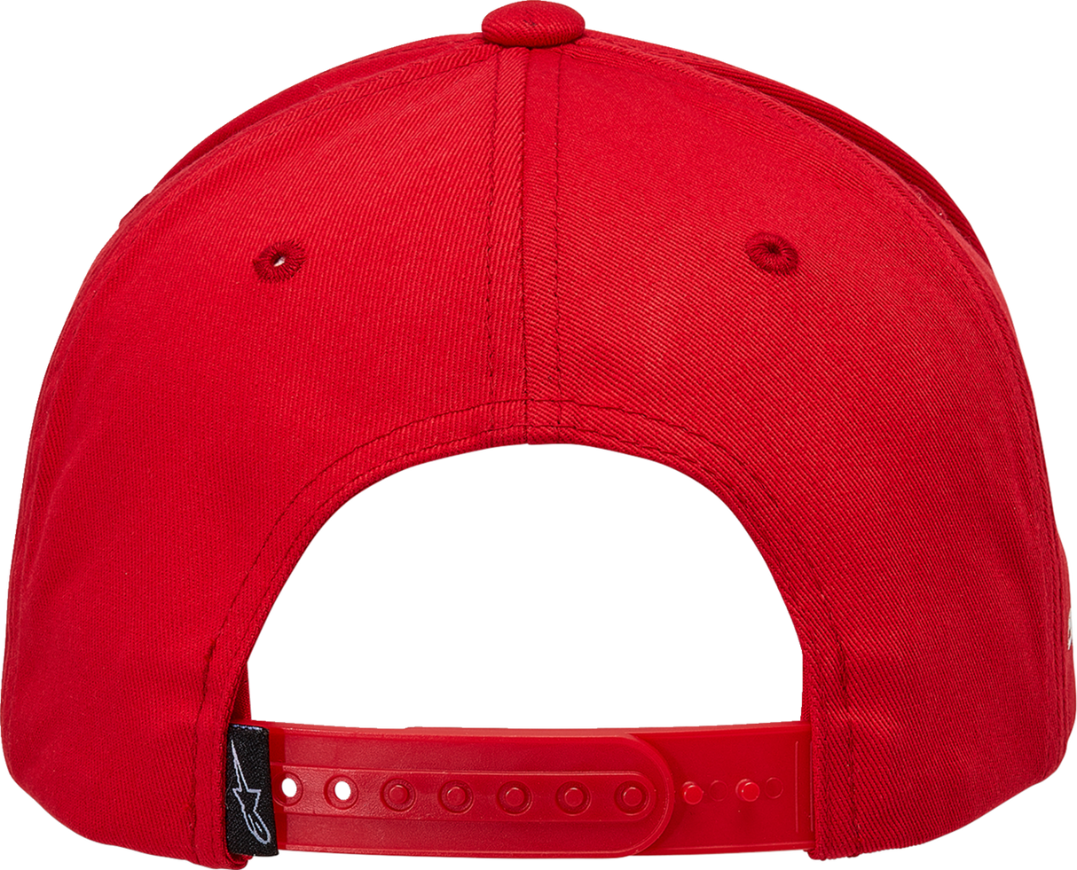 Gorra ALPINESTARS Rostrum - Rojo/Negro - Talla única 1232810003010OS