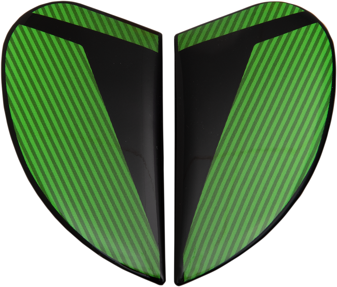 Placas laterales ICON Airform™ - Conflux - Verde 0133-1217