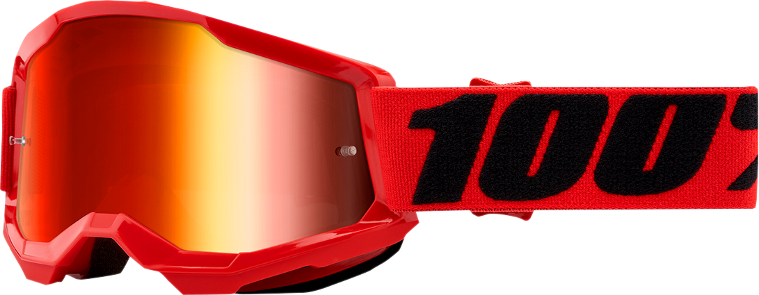 Gafas de natación 100% Youth Strata 2 - Rojas - Espejo Rojo 50032-00004