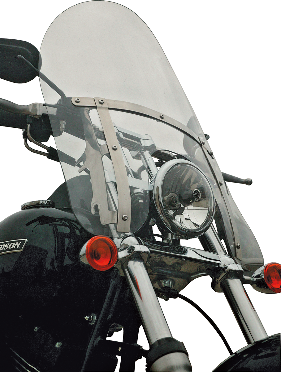 Parabrisas KLOCK WERKS Flare™ - 18" - Transparente - FXDWG KWW-02-0223