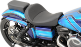 Asiento individual DRAG SPECIALTIES - Costuras suaves - Respaldo del conductor - FXD USE P-PADS 08030342,0353 0803-0555 
