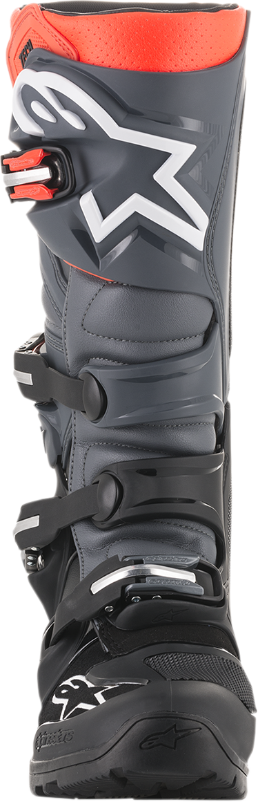 Botas de enduro ALPINESTARS Tech 7 - Negro/Gris - Talla 14 (EE. UU.) 2012114113314