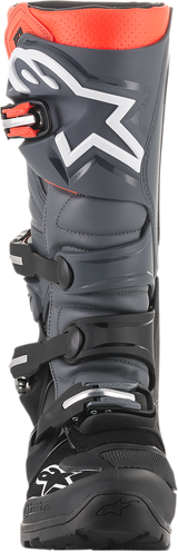 Botas de enduro ALPINESTARS Tech 7 - Negro/Gris - Talla 14 (EE. UU.) 2012114113314