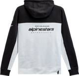 Sudadera con capucha ALPINESTARS H Block - Negro/Blanco - Grande 1213510701020L