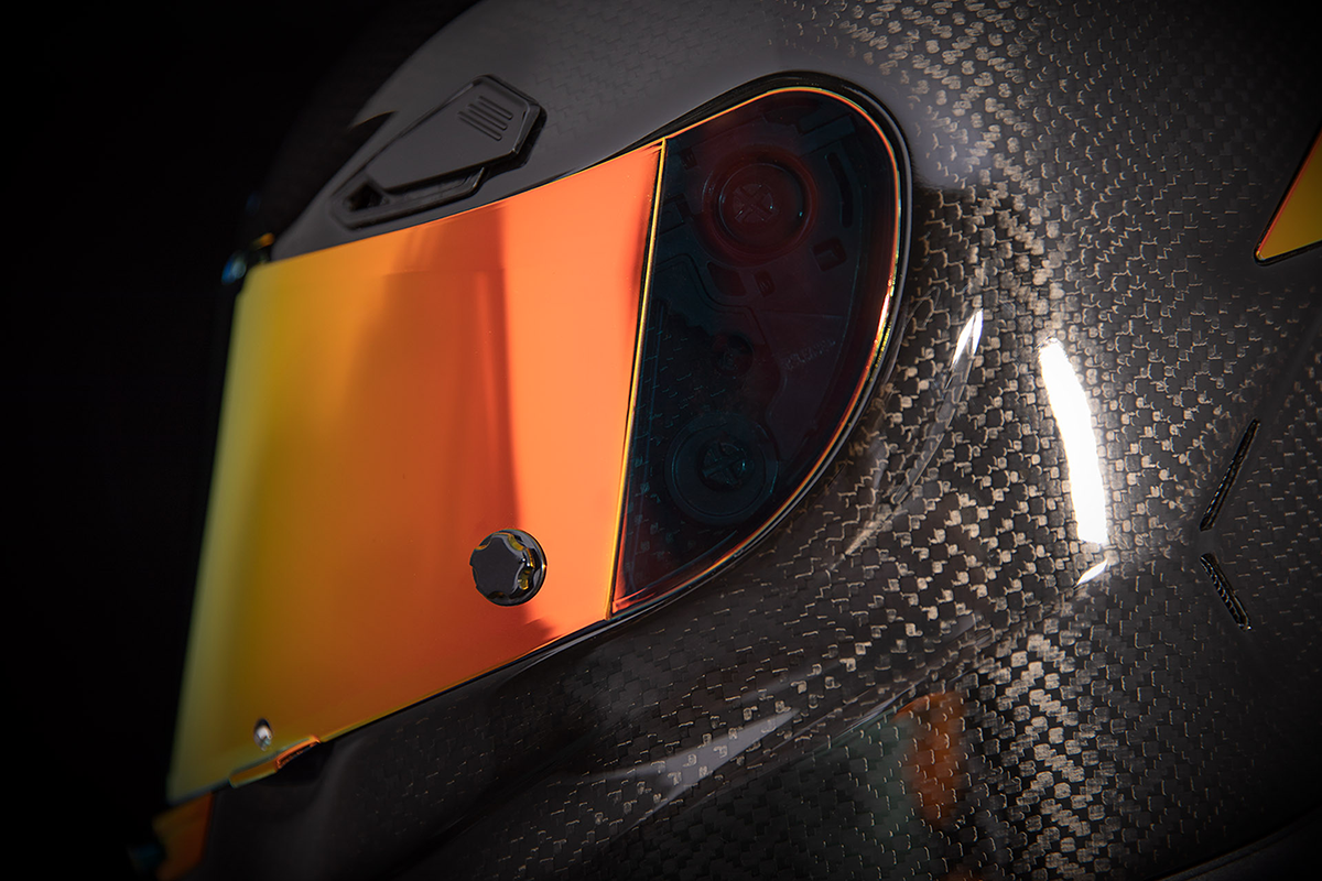 Casco ICON Airframe Pro™ - Carbono - Rojo - Pequeño 0101-14013