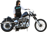 Camiseta raglán BILTWELL 1985 para mujer - Negro/Blanco - Talla pequeña 8144-060-002 