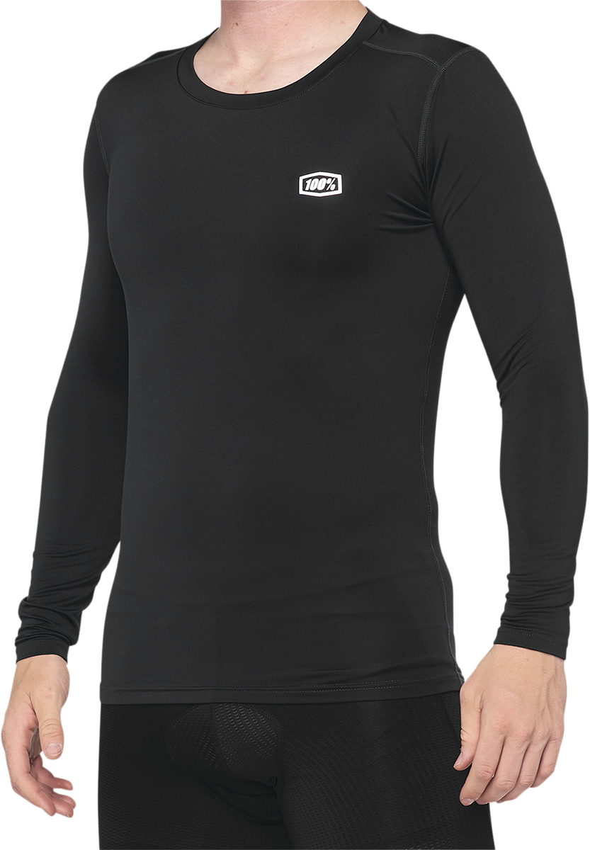 Camiseta 100% Basecamp - Manga larga - Negra - XL 40045-00003