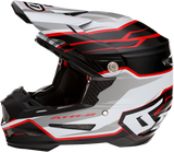 6D ATR-2 Motorcycle Helmet - Phase - White/Red - Small 12-2835