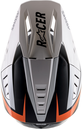 Casco de motocicleta ALPINESTARS SM5 - Rayón - Negro/Blanco/Naranja - Mediano 8304121-1242-MD