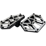 Minitablas de piso KODLIN USA NXL - Negras con cubierta de acero inoxidable K73254 