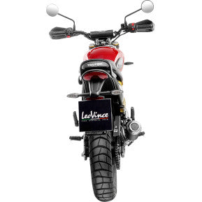 Silenciador deslizante LEOVINCE LV-10 - Acero inoxidable negro - Scrambler/Speed ​​400 2024 15268BU 