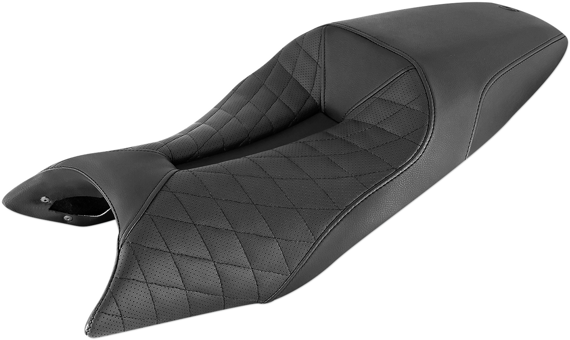 Asiento de pista SADDLEMEN LS - Costuras enrejadas - Negro - FTR1200 I19-10-0045