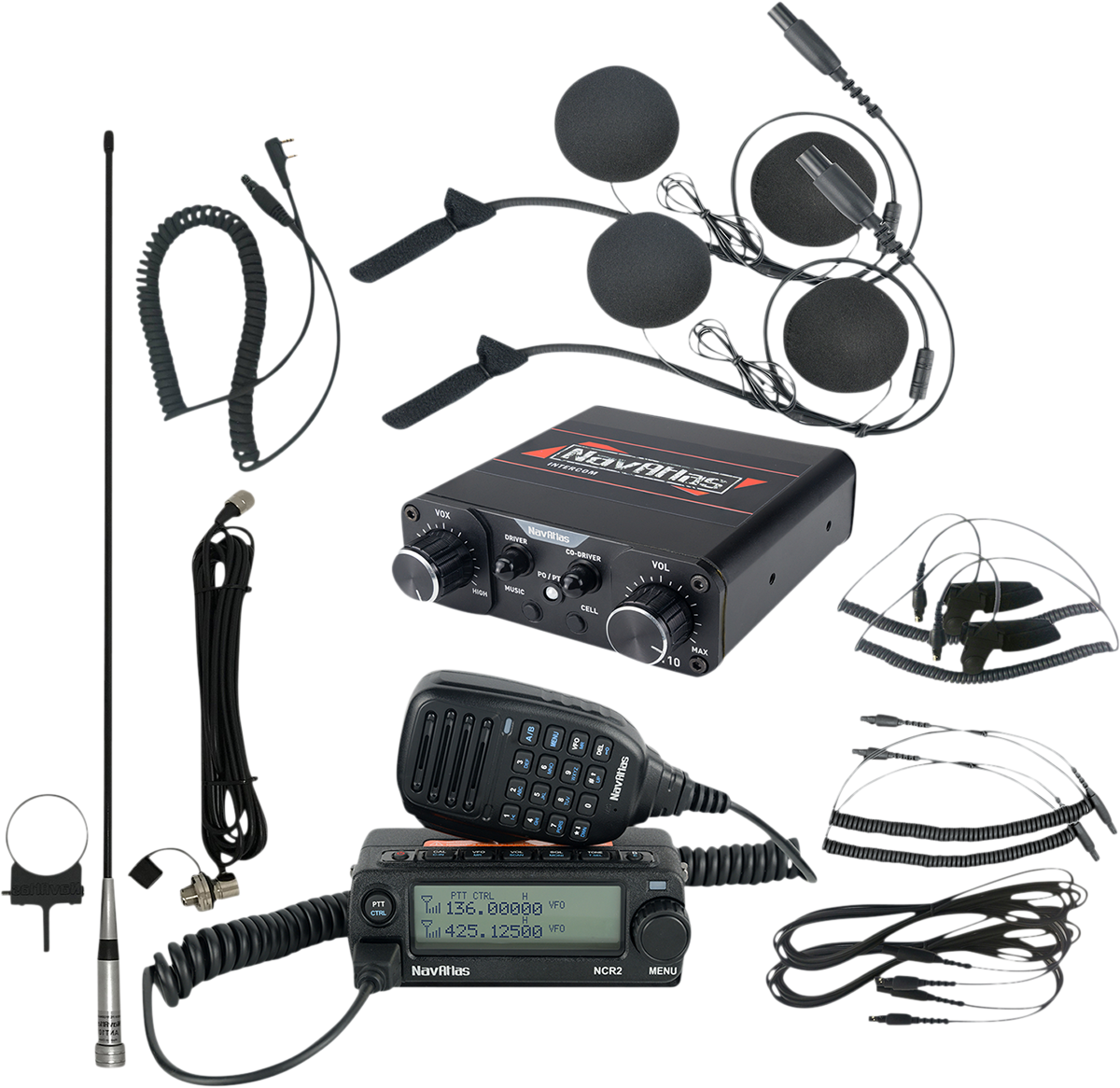 Kit de intercomunicación/radio NAVATLAS NIRIH2 