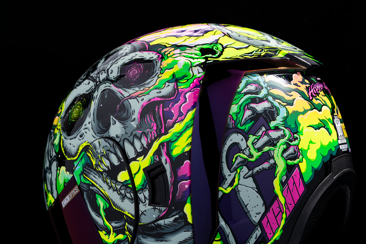 Casco ICON Airform™ - Hippy Dippy - Morado - 2XL 0101-16029
