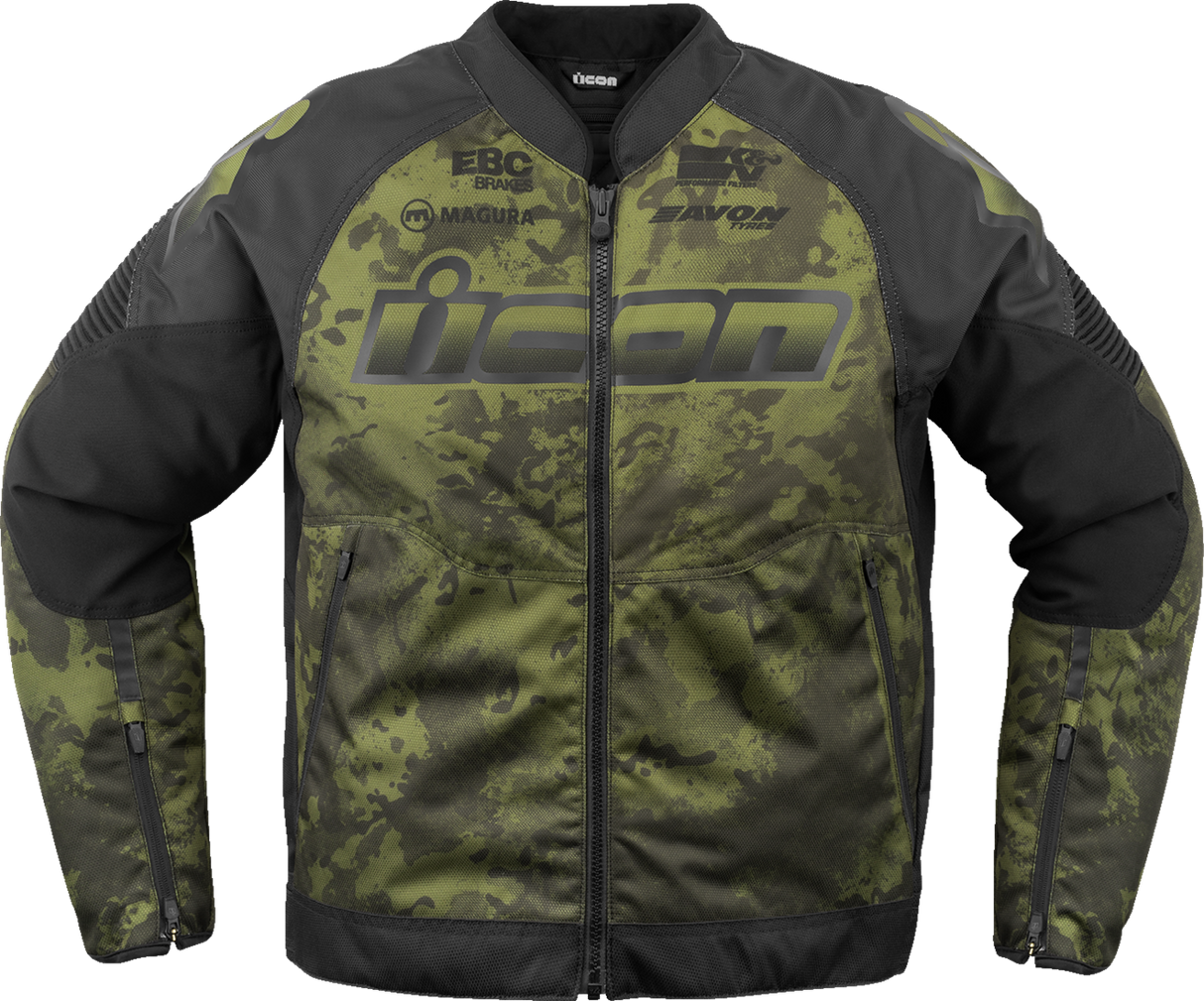 Chaqueta ICON Overlord3™ CE Magnacross - Verde - Mediana 2820-6719