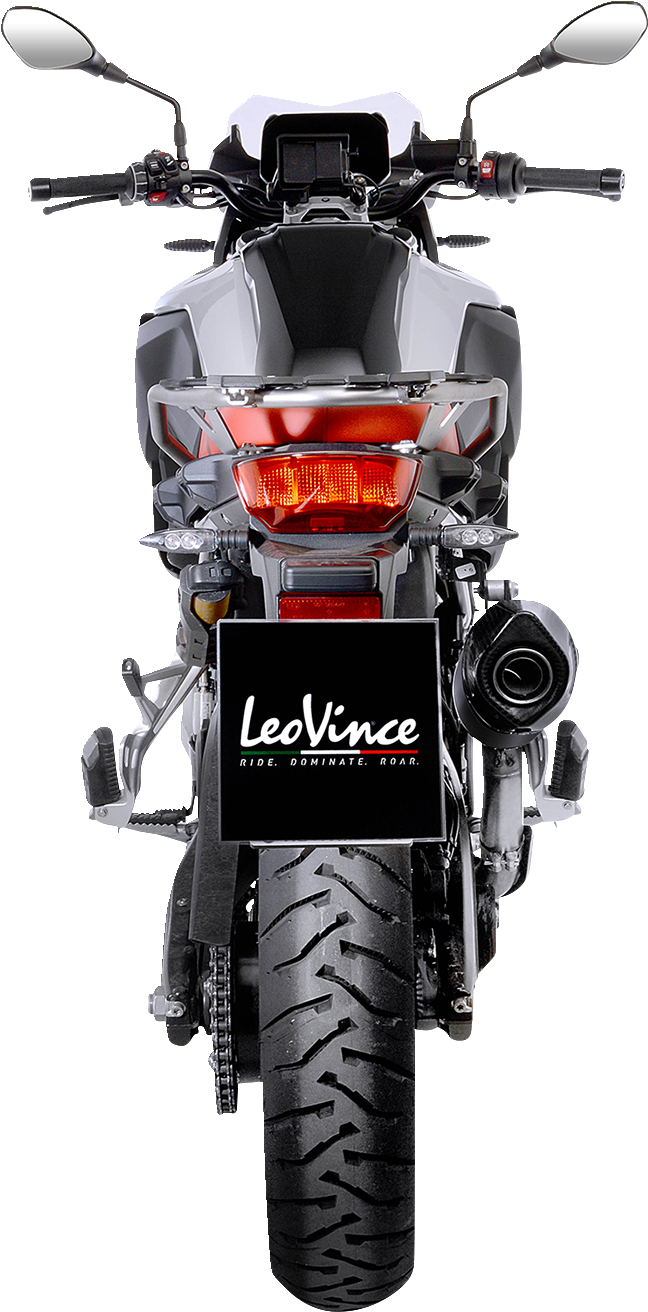 Silenciador deslizante LEOVINCE Nero - Negro - Acero inoxidable 14055