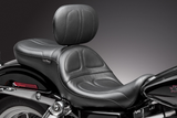 Asiento LE PERA Maverick - Con respaldo - Costuras - Negro - FXD '06-'17 LK-970BR 