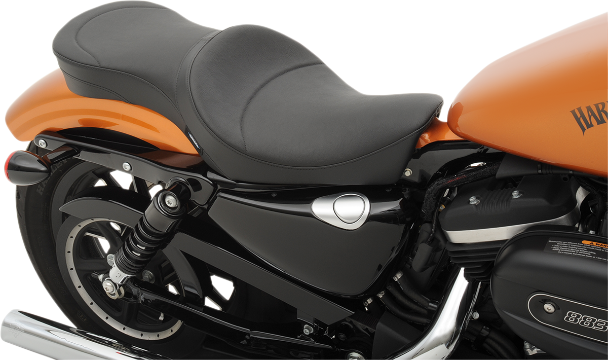 Asiento liso de doble cubo DRAG SPECIALTIES -10-'22 XL 0804-0604