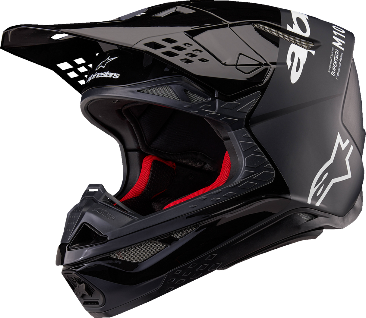 Casco de motocicleta ALPINESTARS Supertech M10 - Flood - MIPS® - Negro/Gris oscuro - XS 8301023-1310-XS
