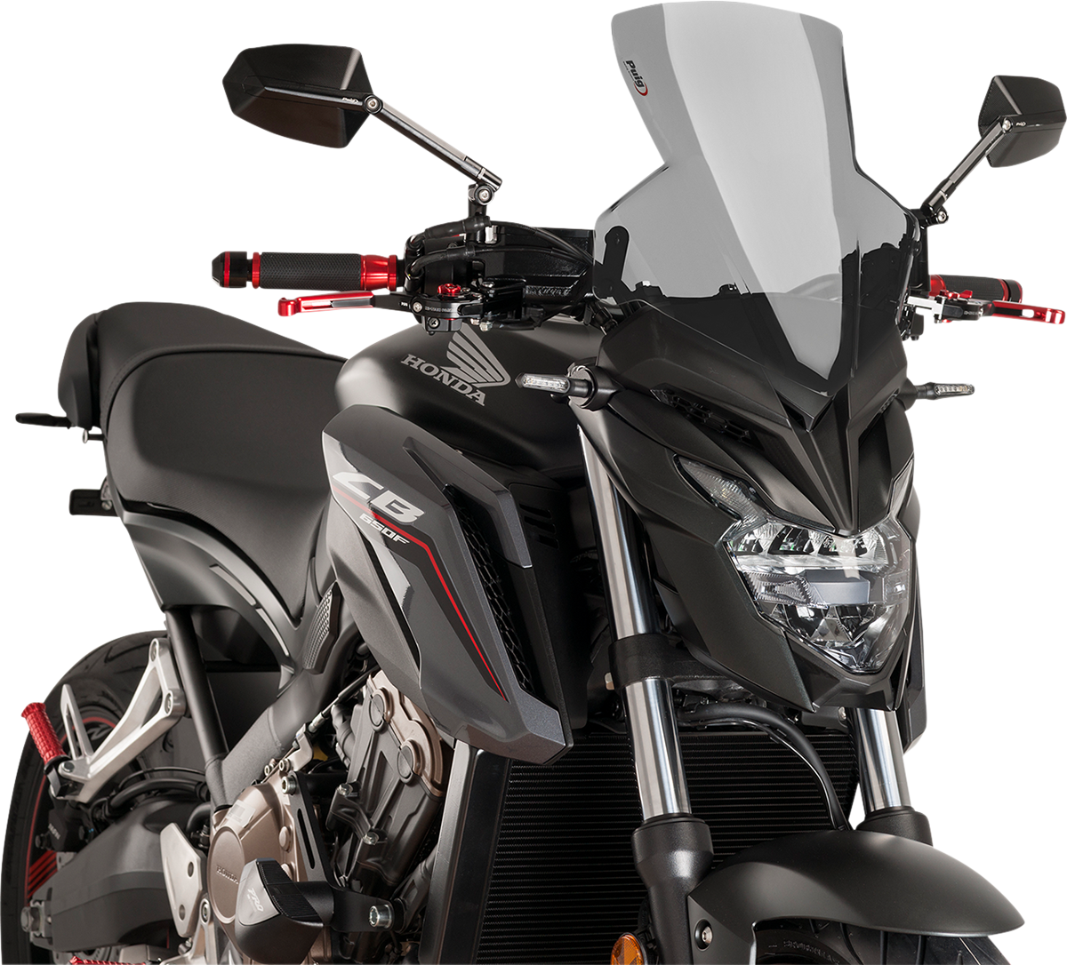 Cúpula PUIG HI-TECH PARTS Nueva Generación - Ahumado Oscuro - CB650F 9687F 