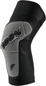 Rodilleras 100% Ridecamp - Negro/Gris - Medianas 70001-00002