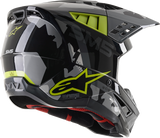 ALPINESTARS SM5 Motorcycle Helmet - Rover - Gray/Yellow - XL 8303921-1592-XL